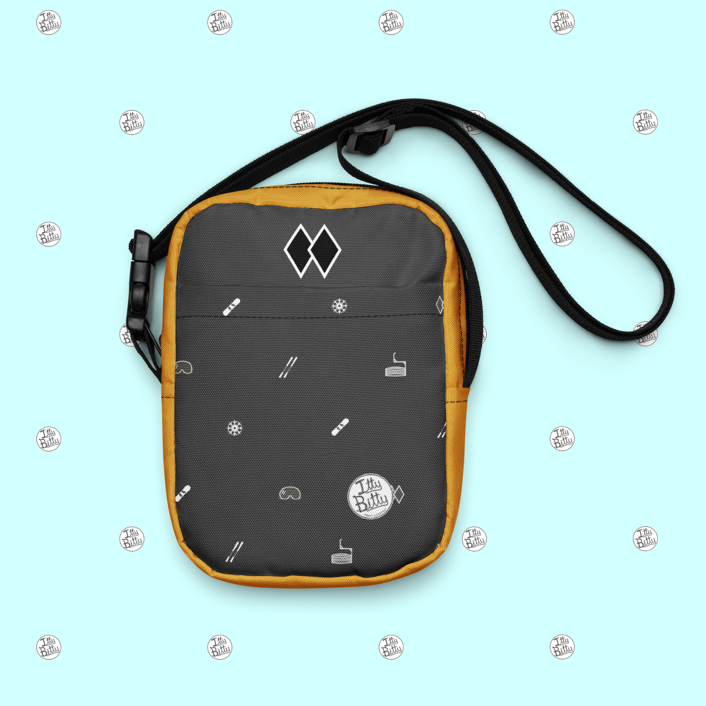 Double Black Diamond - Crossbody bag