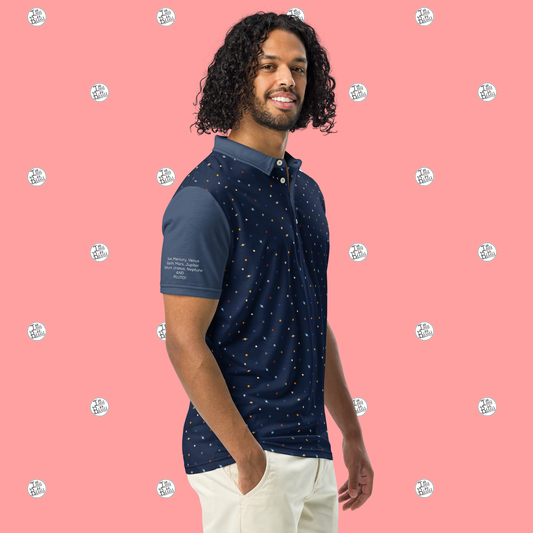Our Solar System - Slim Polo - Mens