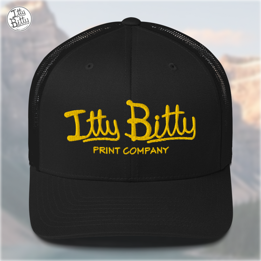 Trucker Hat Black Yellow