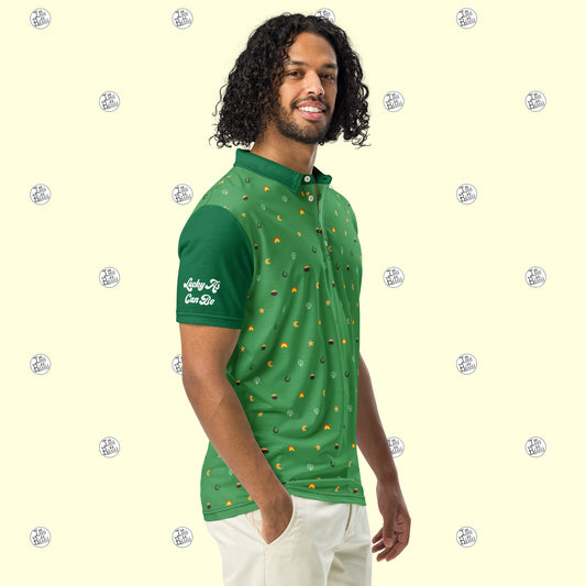 Lucky As Can Be - Slim Polo - Unisex