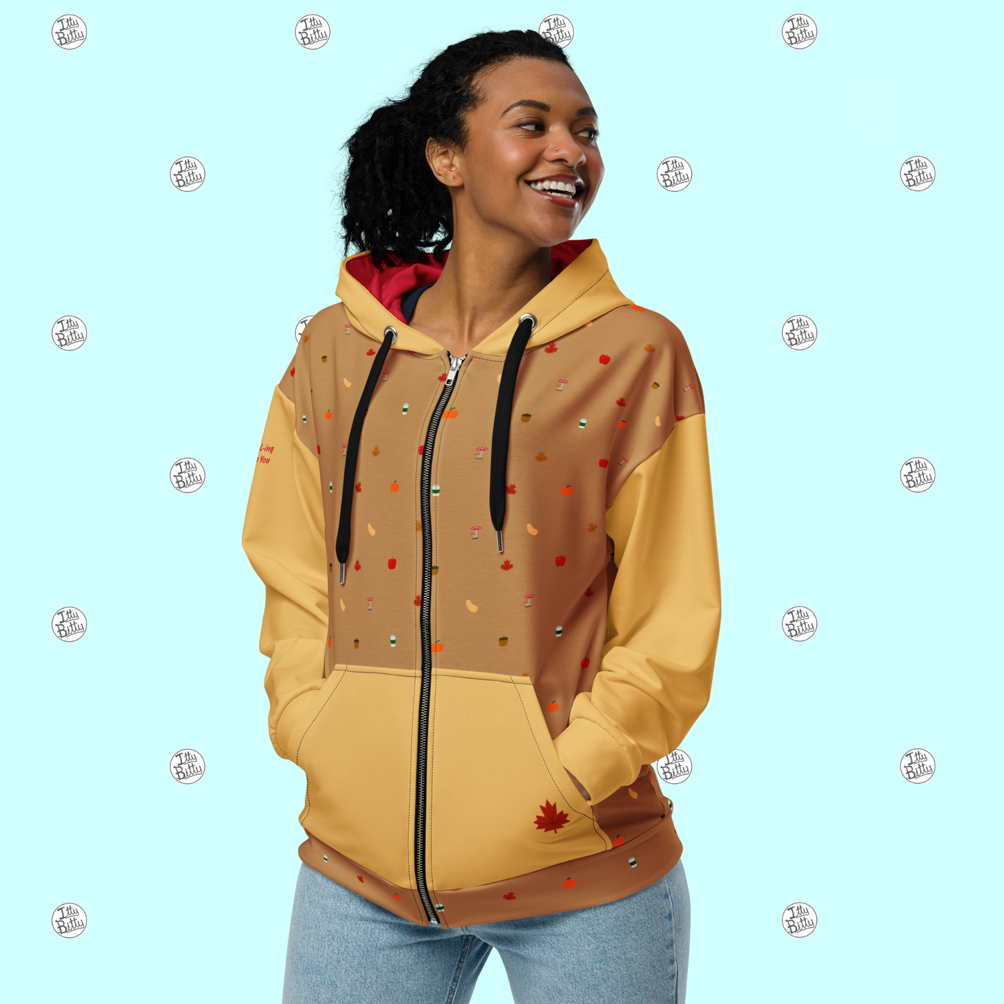 Fall-ing For You - Zipper Hoodie - Unisex