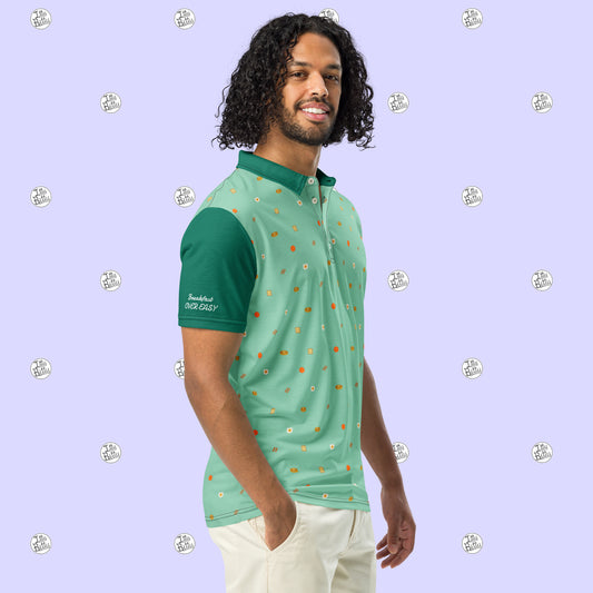 Breakfast! Over Easy - Slim Polo - Mens