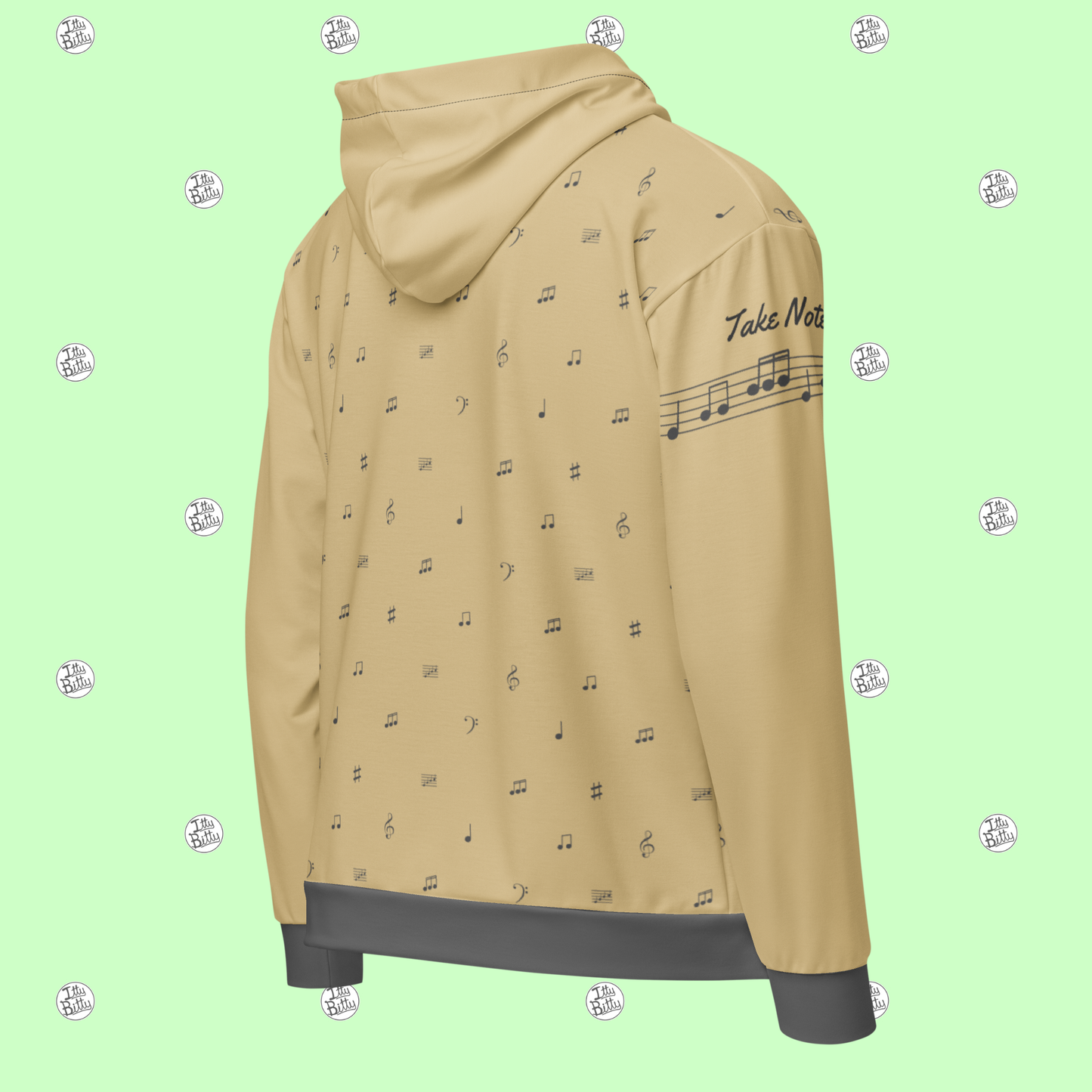 Take Note - Zipper Hoodie - Unisex