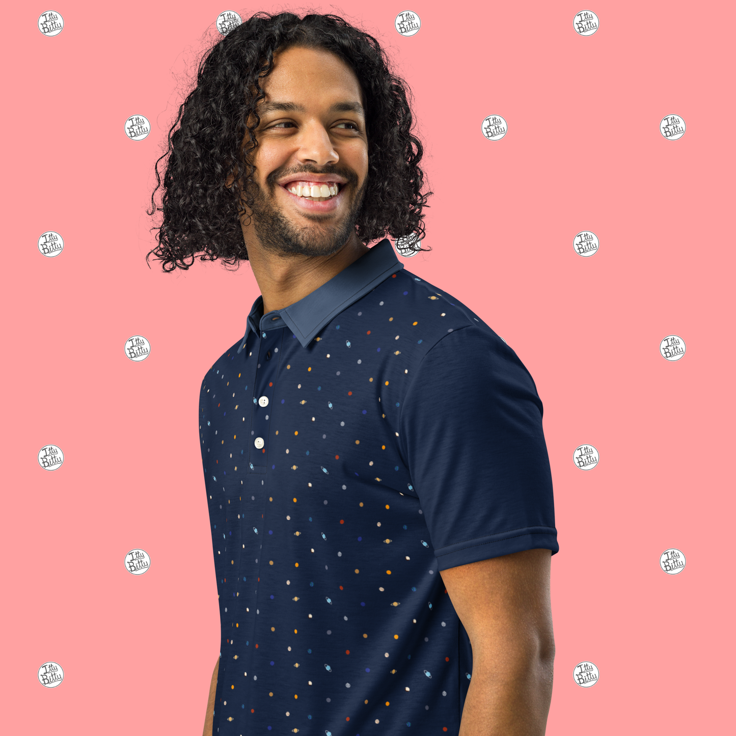 Our Solar System - Slim Polo - Mens