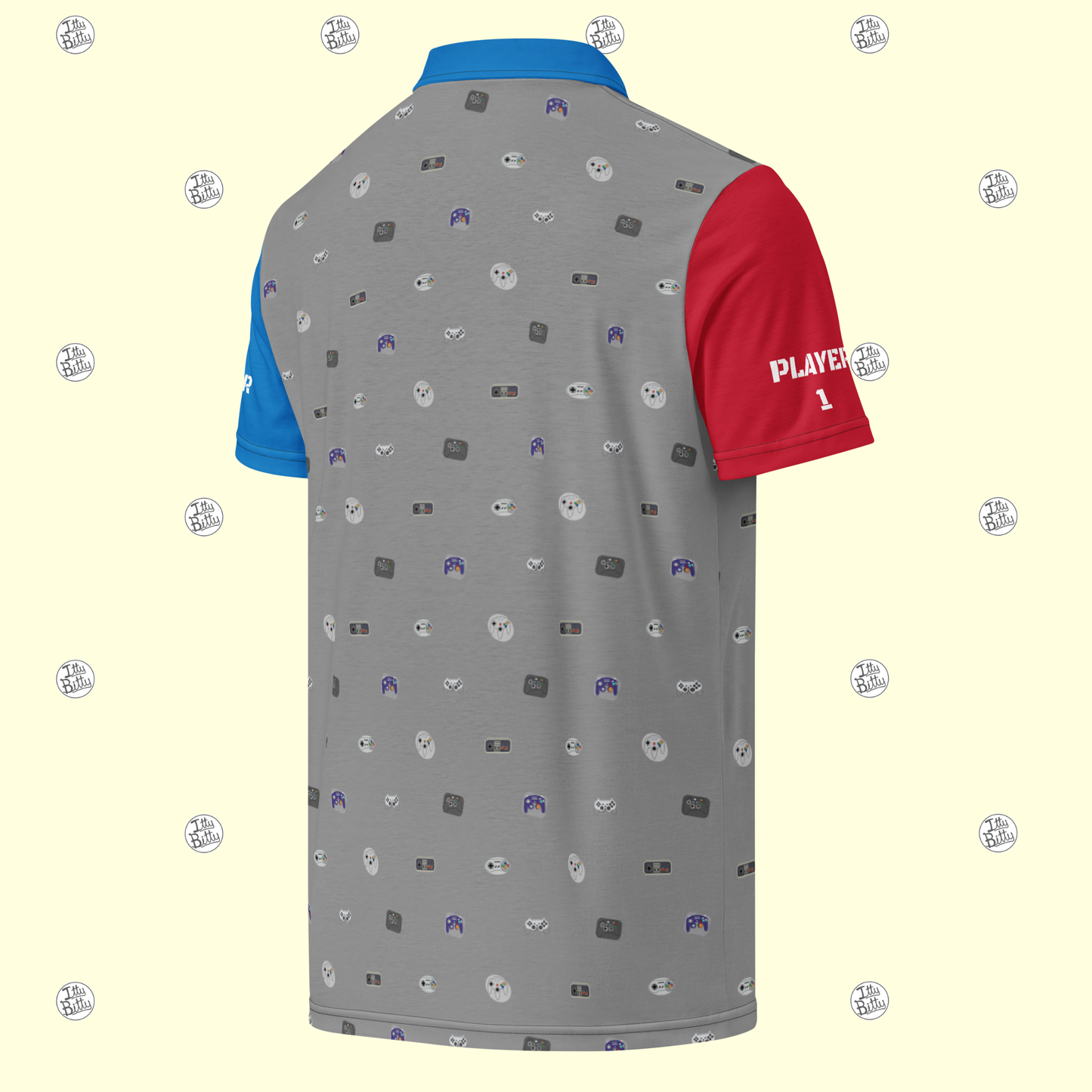 Player 1 & 2 - Slim Polo - Mens