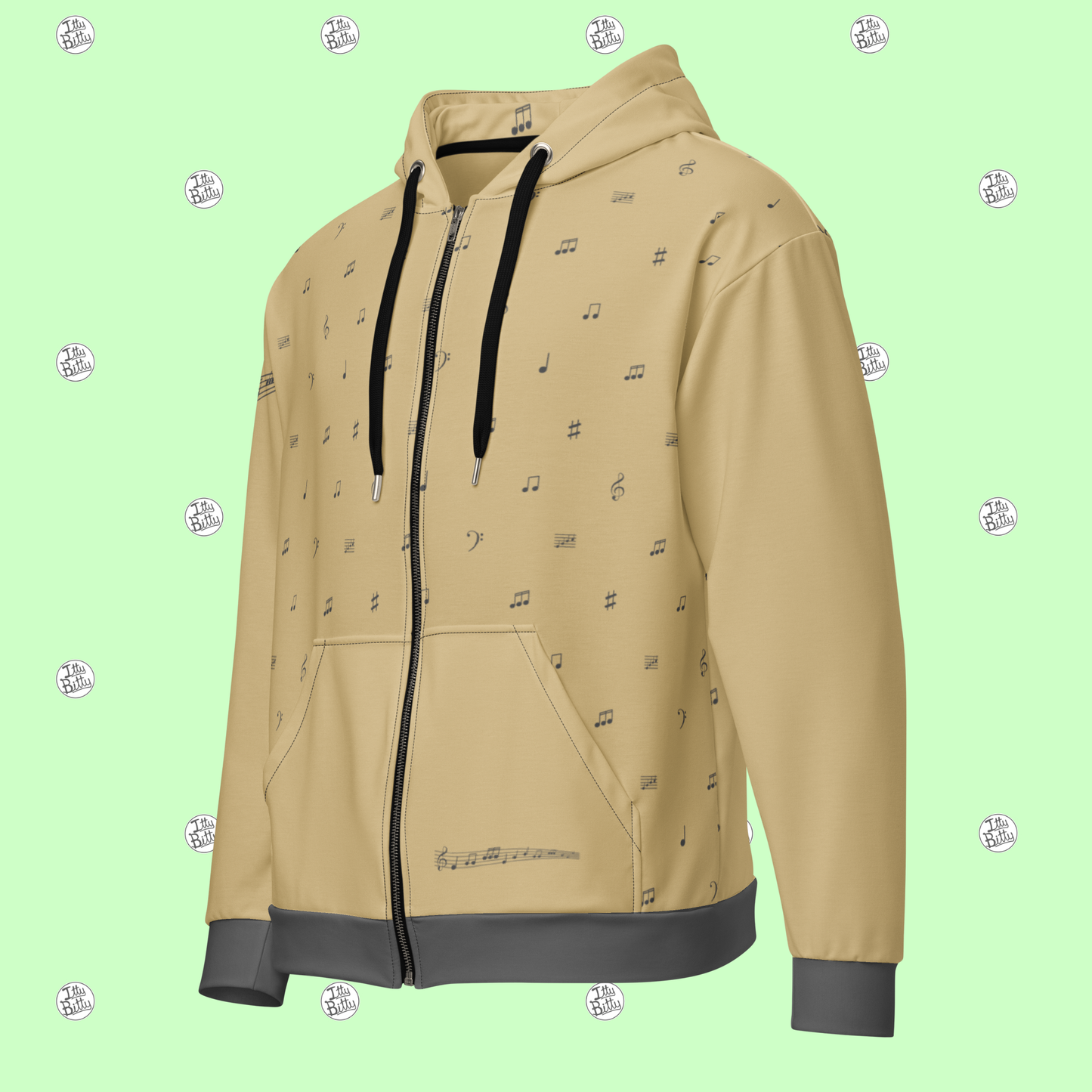 Take Note - Zipper Hoodie - Unisex