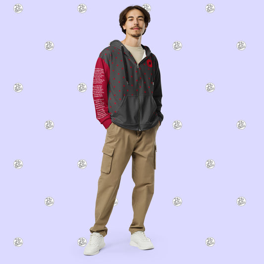 Lest We Forget - Zipper Hoodie - Unisex