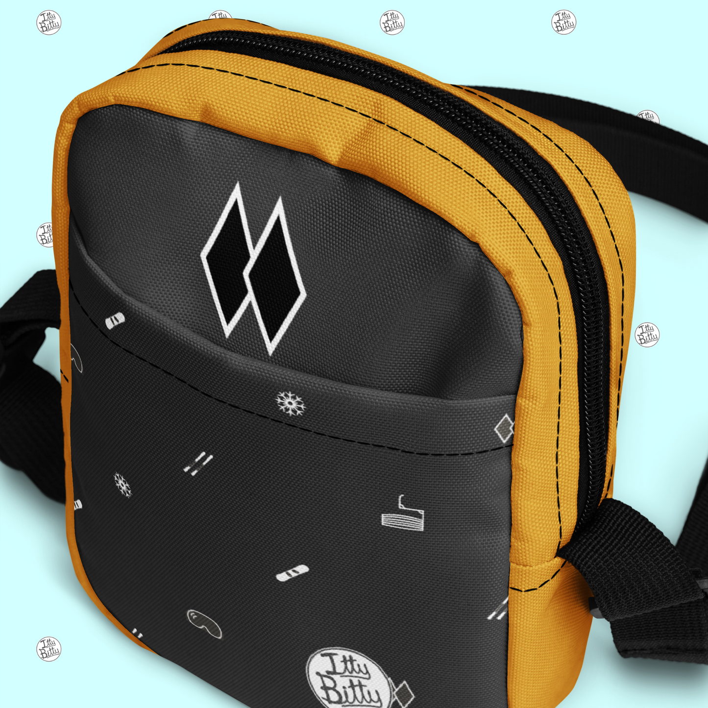 Double Black Diamond - Crossbody bag