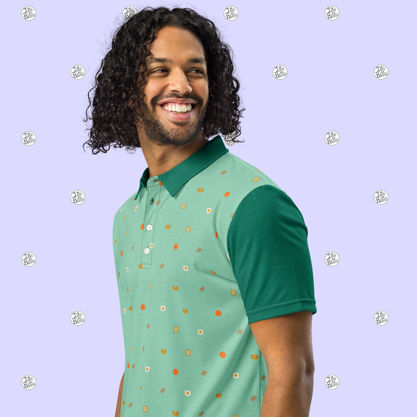Breakfast! Over Easy - Slim Polo - Mens