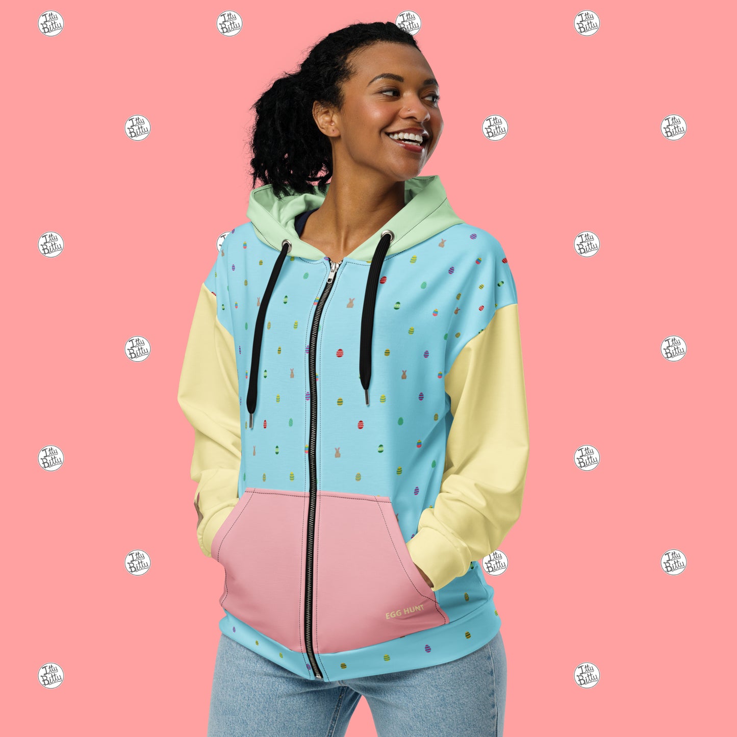 Egg Hunt - Zipper Hoodie - Unisex