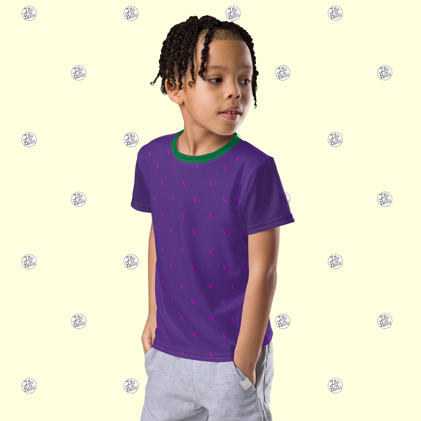 Aubergine - Tshirt - Kids/Unisex