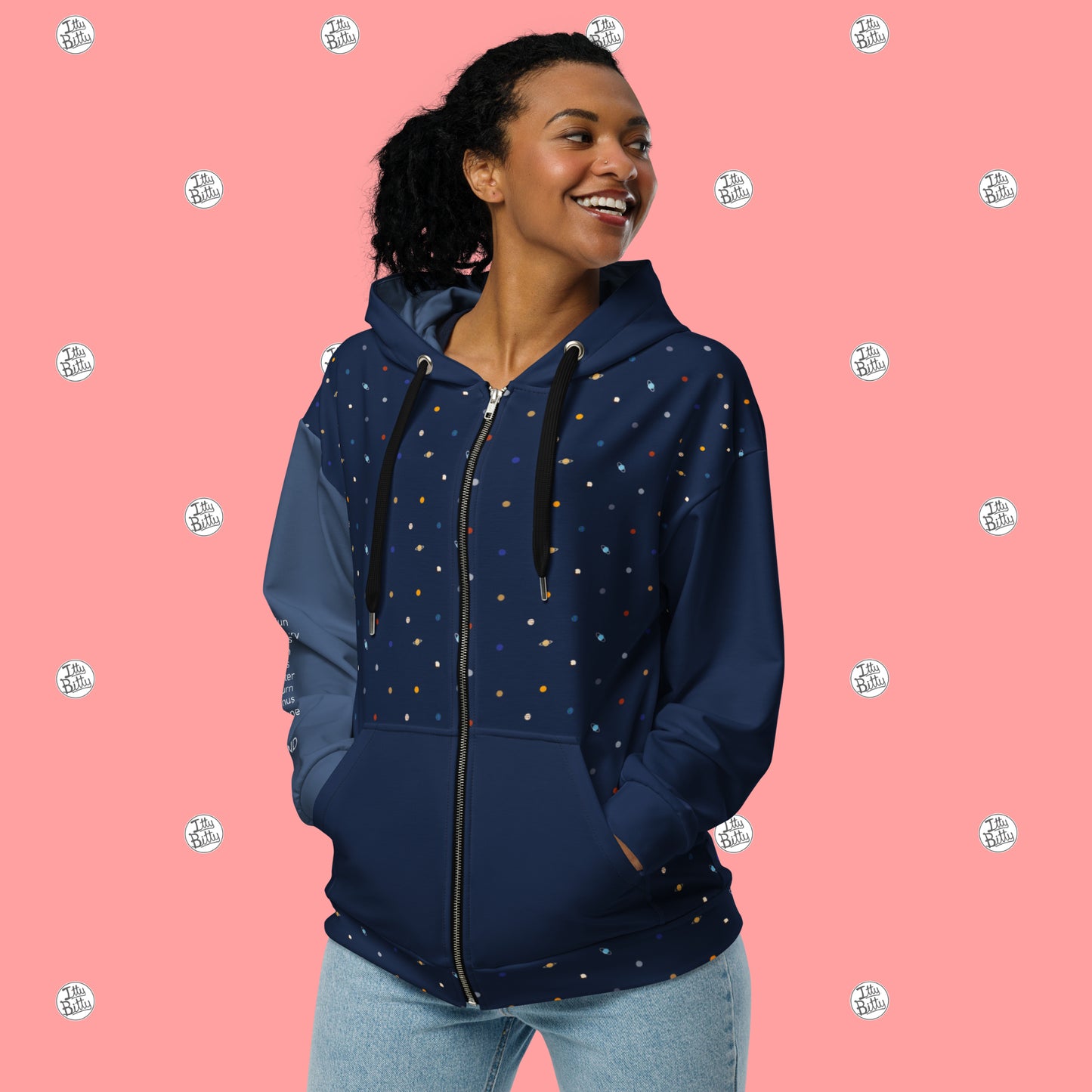 Our Solar System - Zipper Hoodie - Unisex