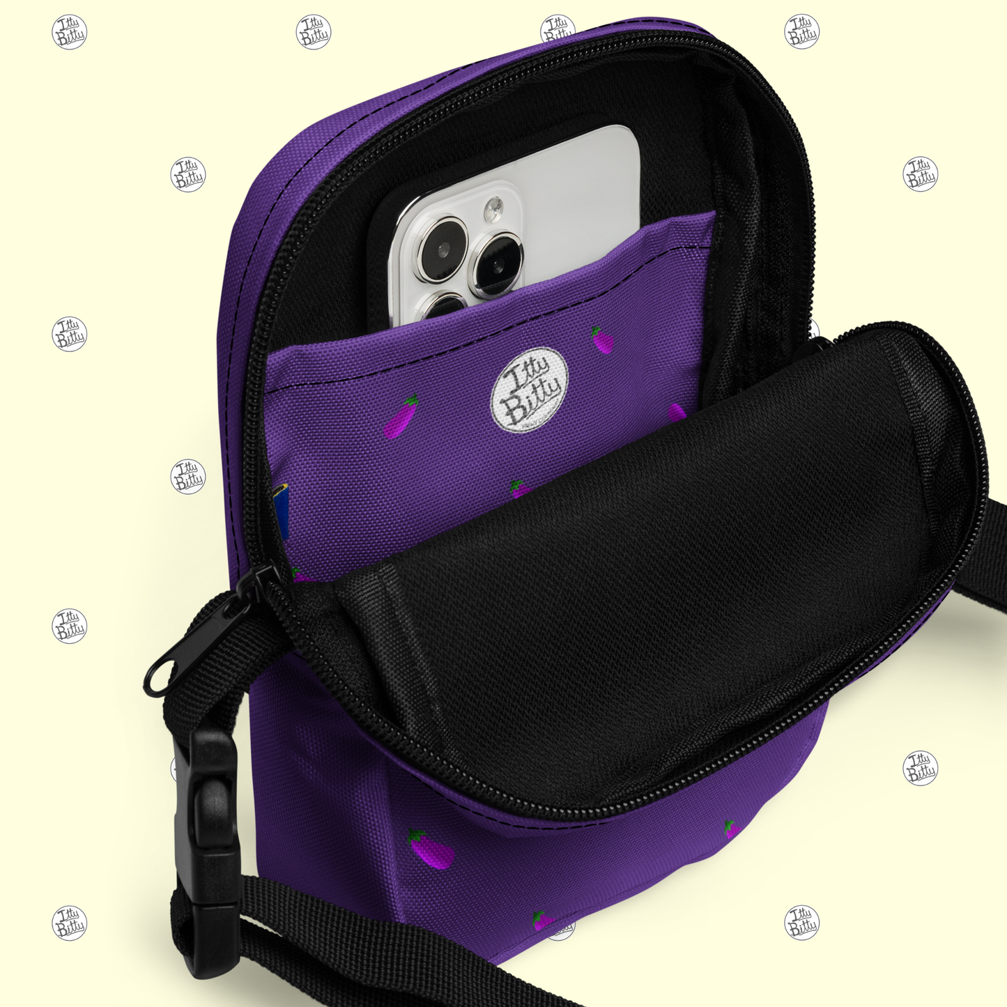 Aubergine - Crossbody bag
