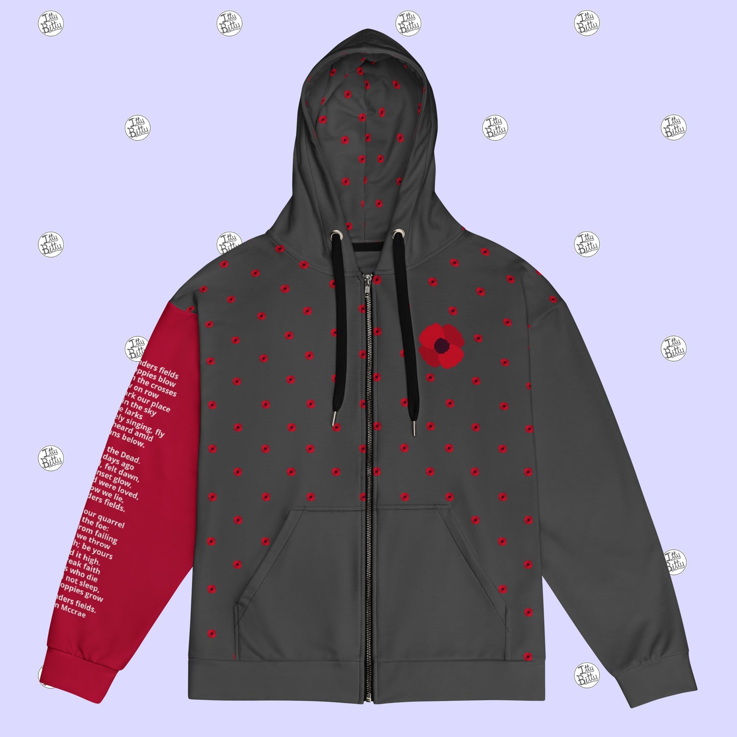 Lest We Forget - Zipper Hoodie - Unisex