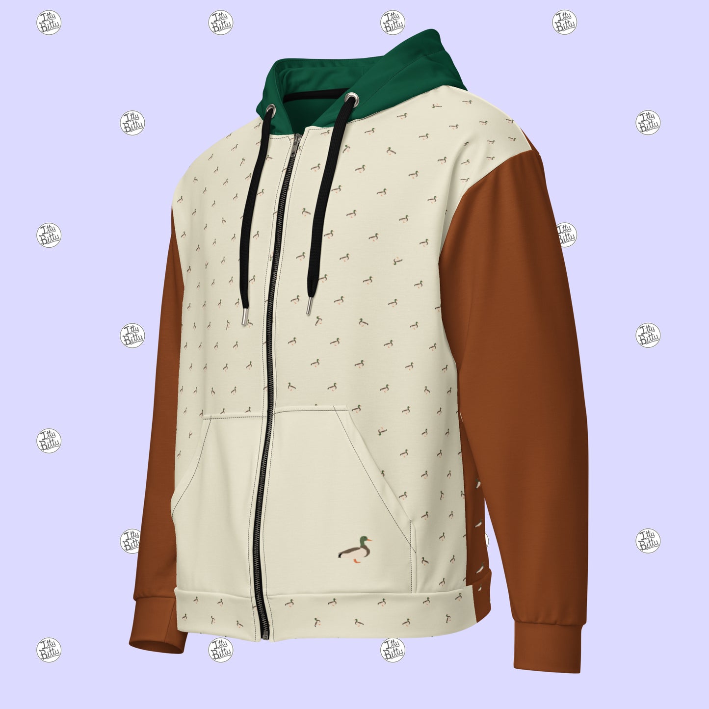 Quacked UP! - Zipper Hoodie - Unisex