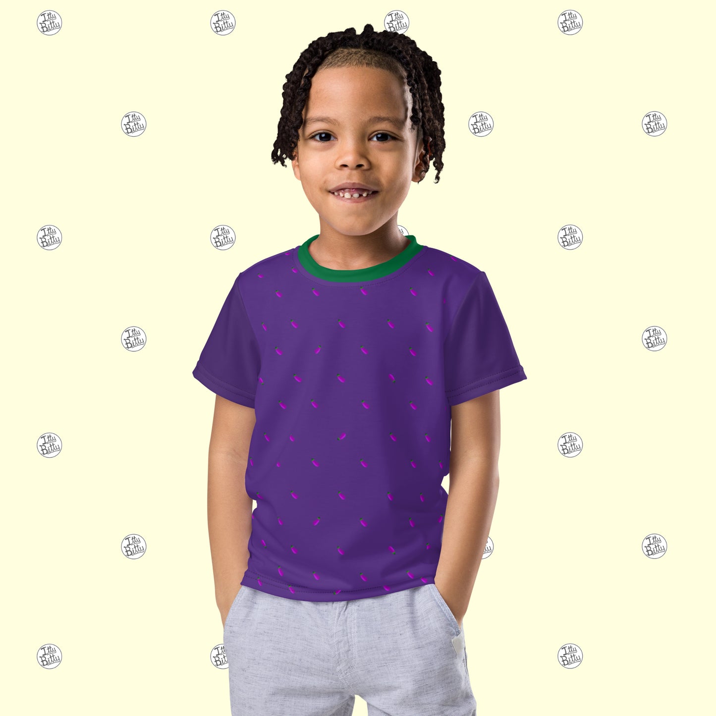 Aubergine - Tshirt - Kids/Unisex