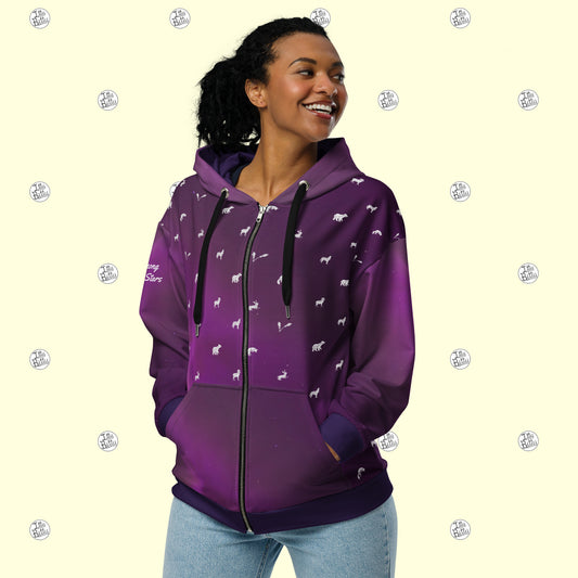 Among The Stars - Zipper Hoodie - Unisex