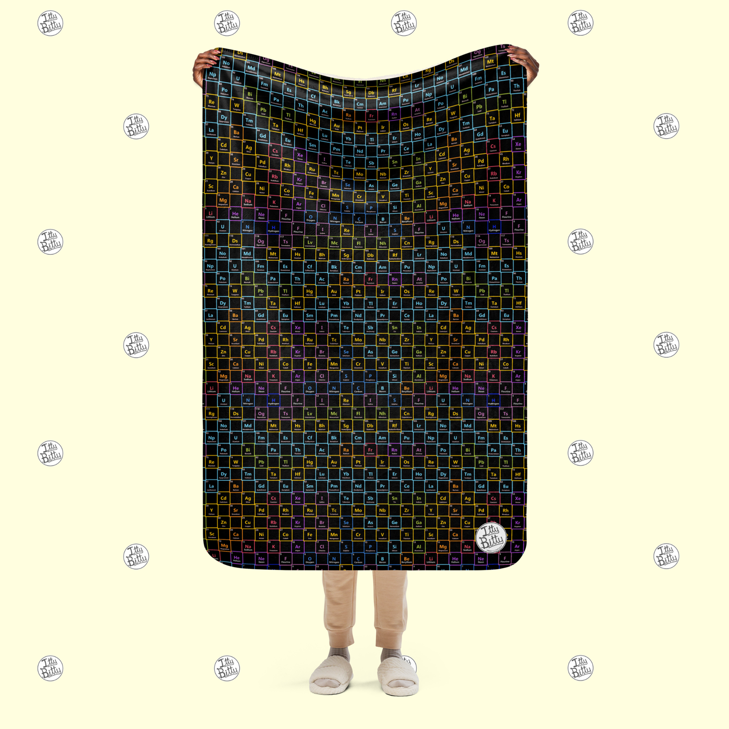 Elemental My Dear Mendeleev - Sherpa Blanket