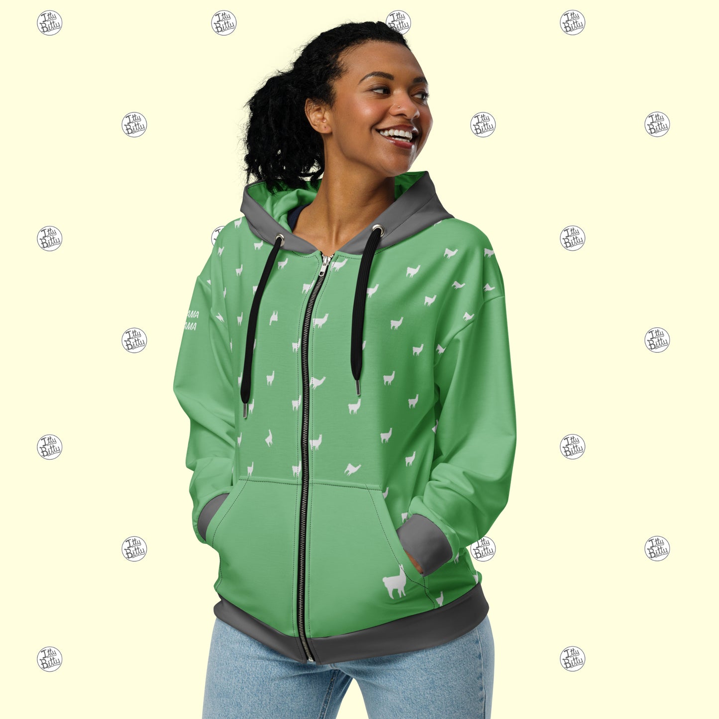 Drama Llama - Zipper Hoodie - Unisex