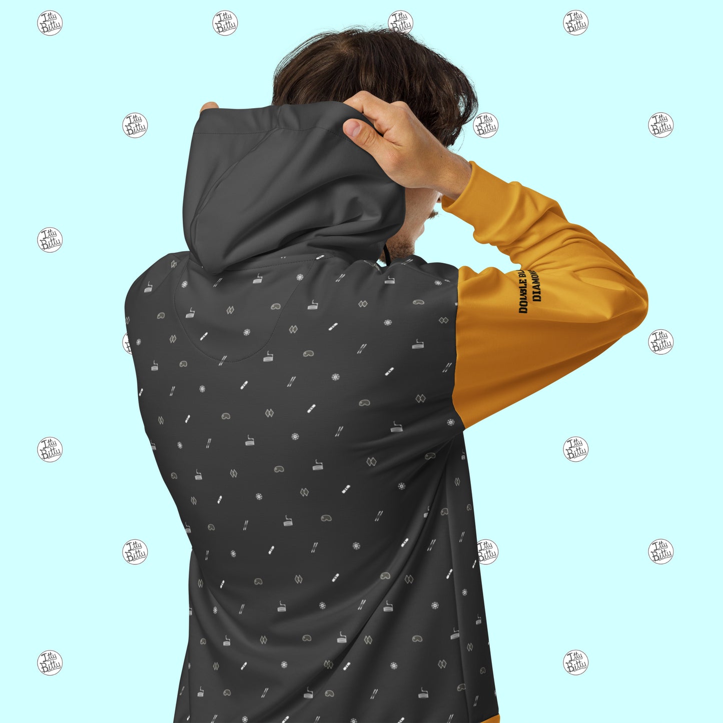 Double Black - Zipper Hoodie - Unisex