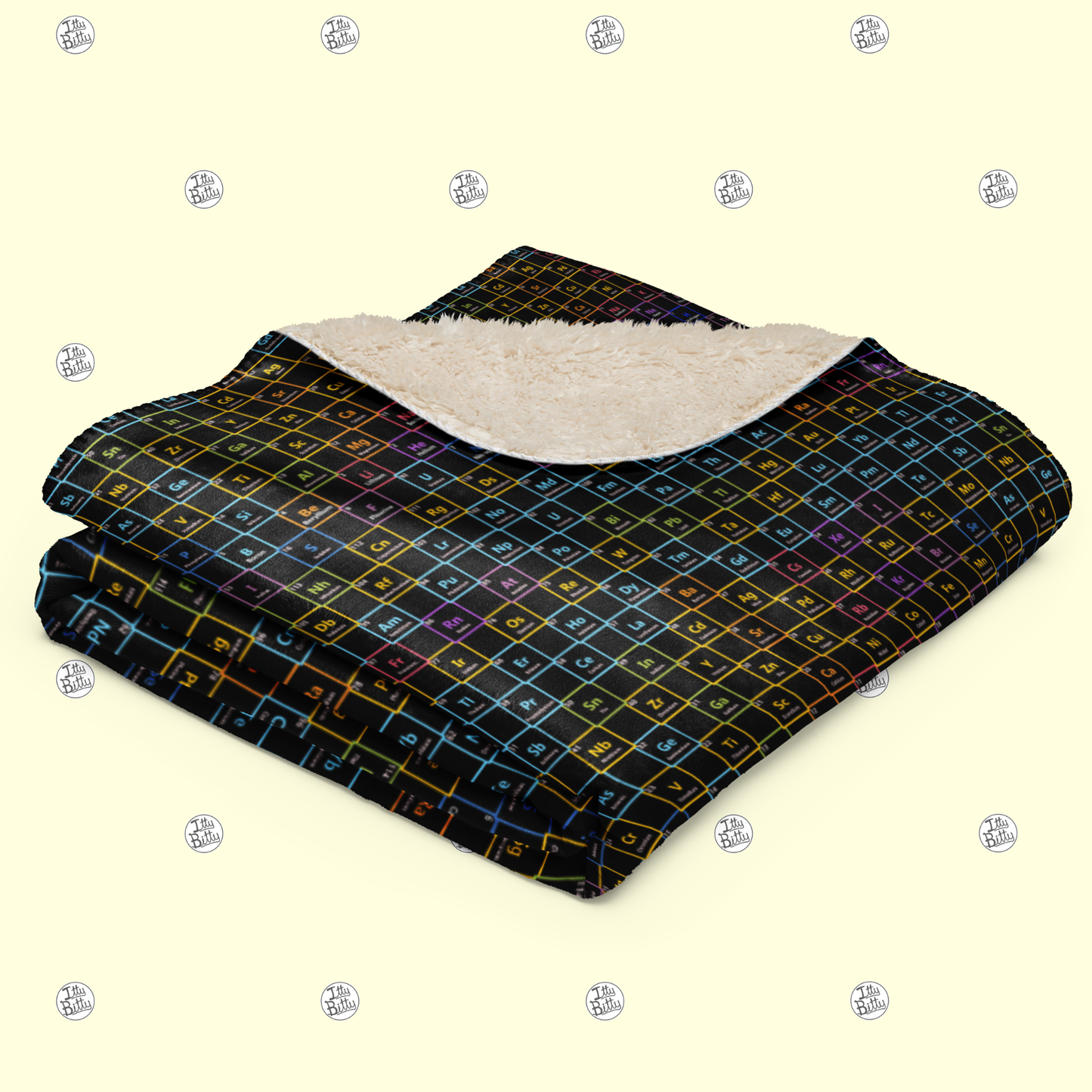 Elemental My Dear Mendeleev - Sherpa Blanket