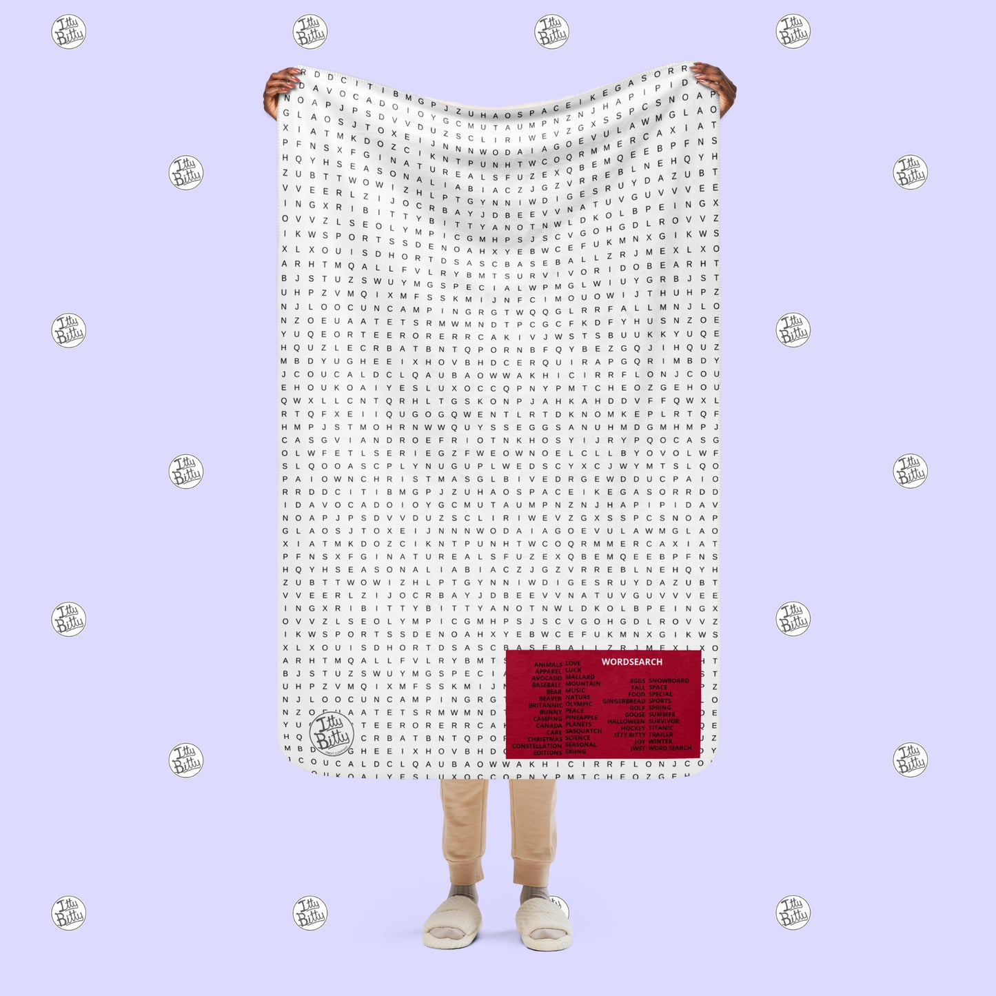 WORD SEARCH - Sherpa Throw