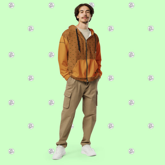 Golden Bear - Zipper Hoodie - Unisex