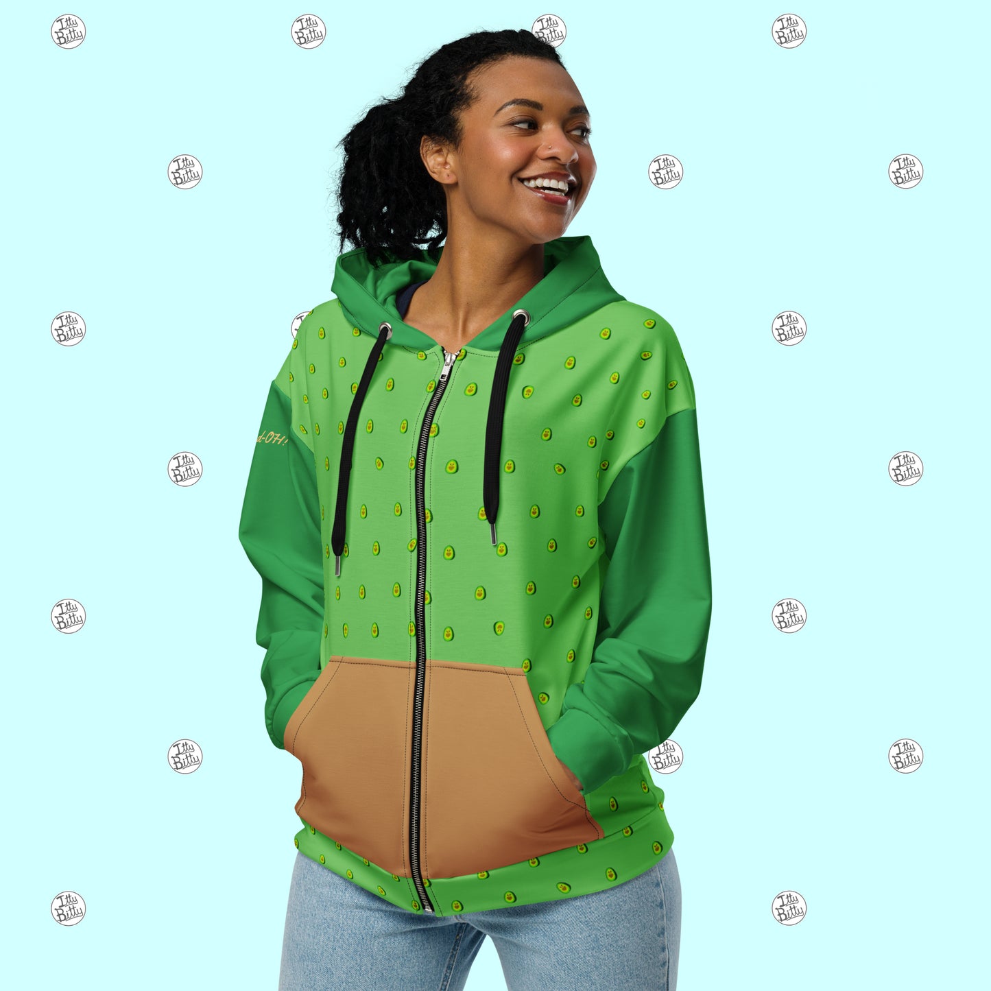 Avocad-OH! - Zipper Hoodie - Unisex