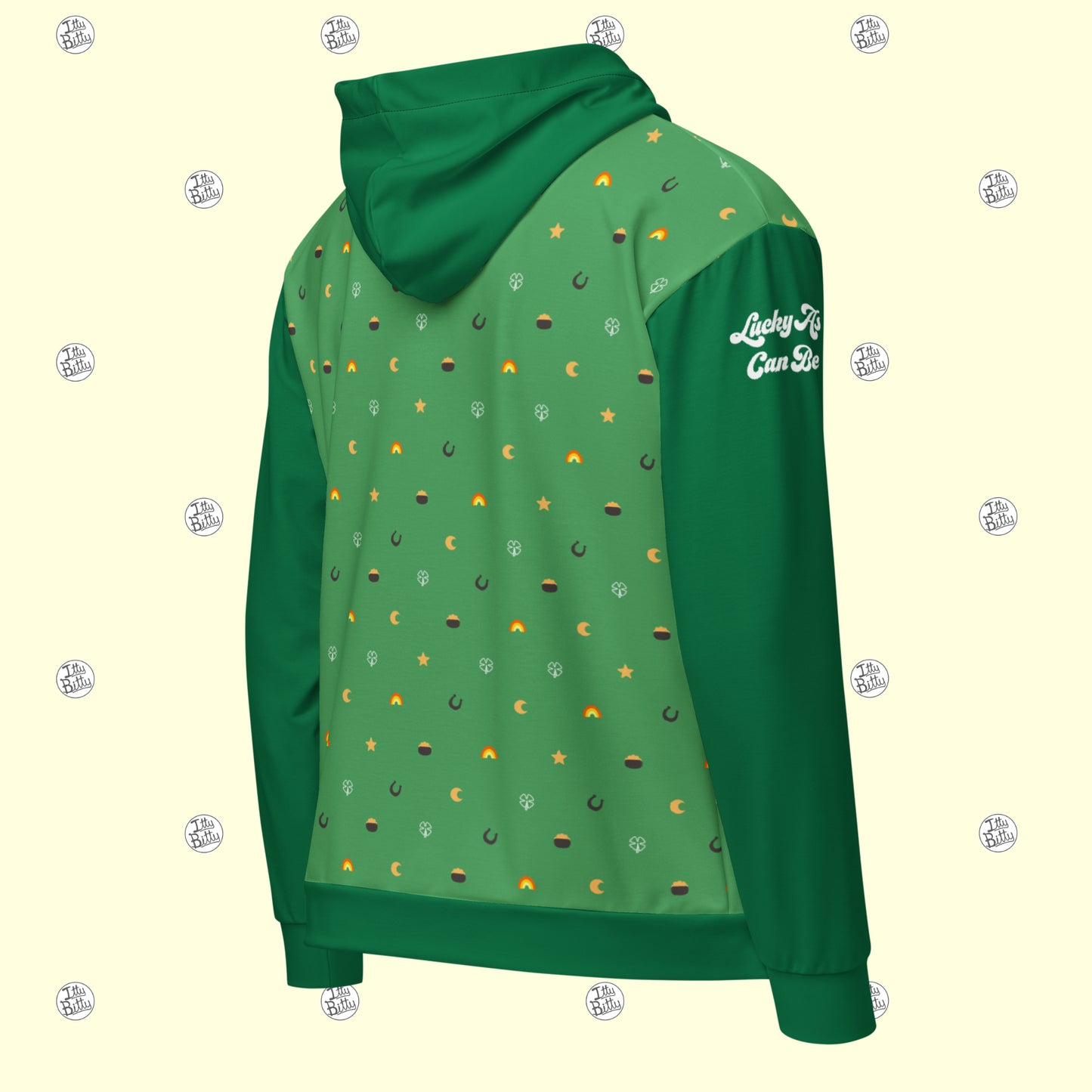 Lucky As Can Be - Zipper Hoodie - Unisex