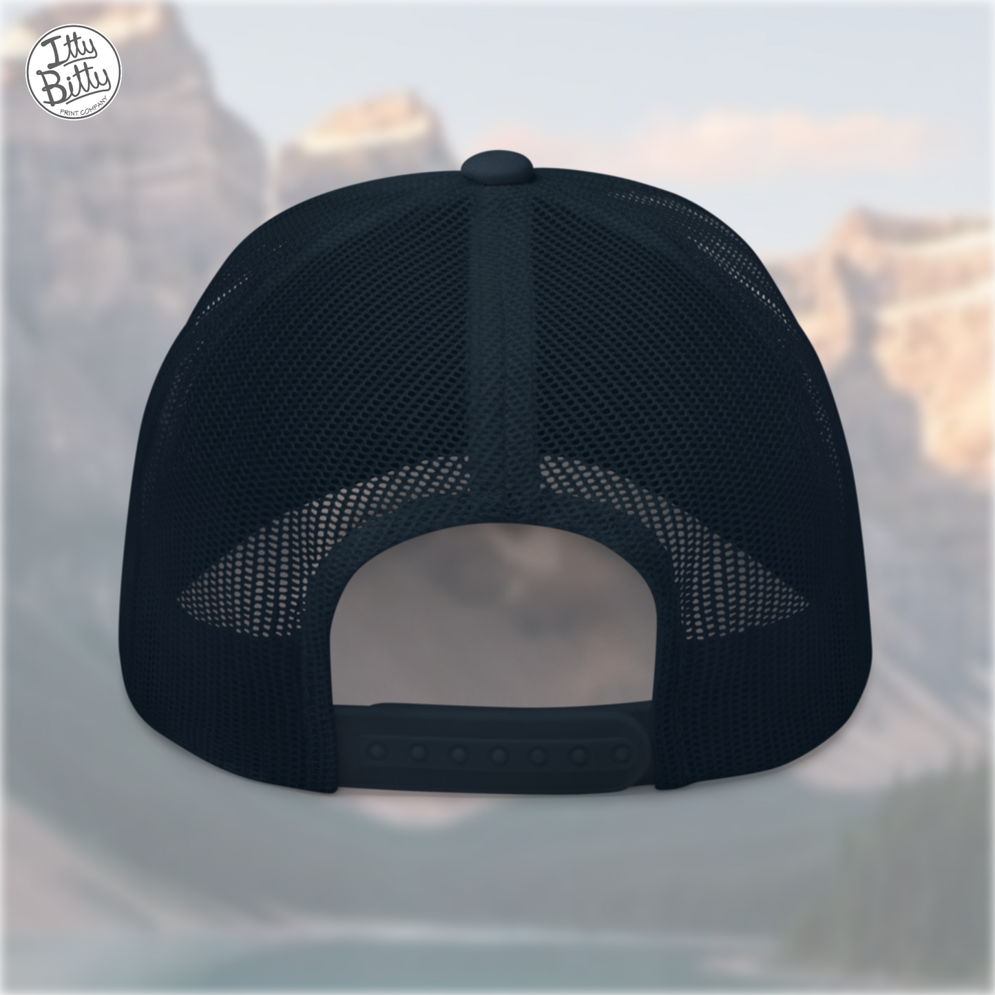 Trucker Hat Navy Yellow