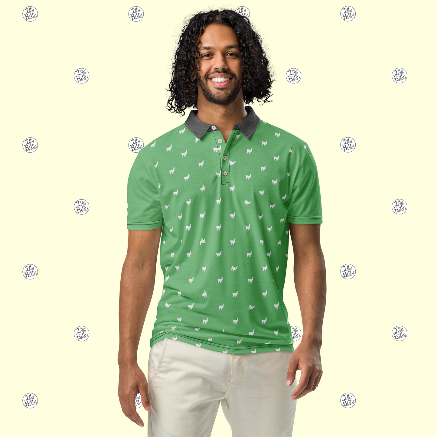Drama Llama - Slim Polo - Mens