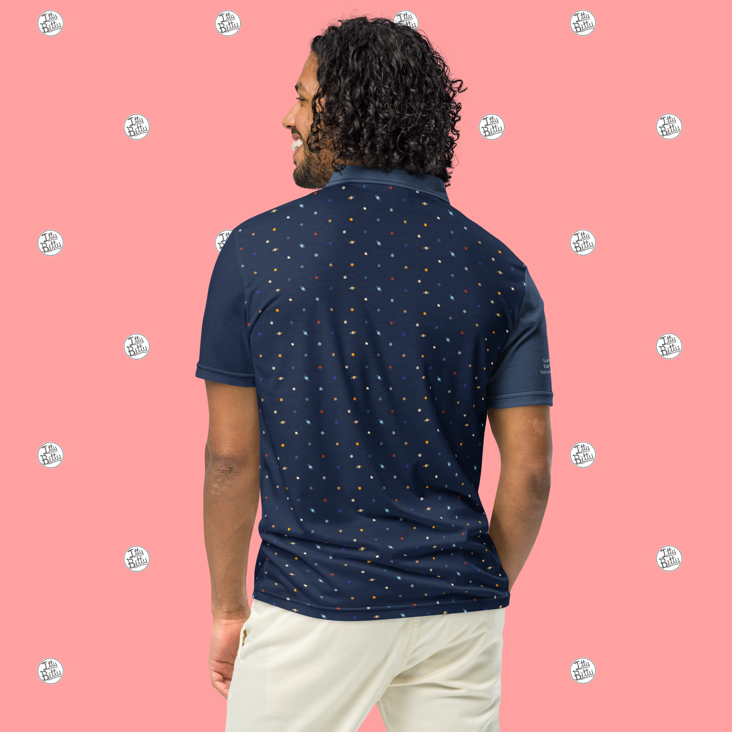 Our Solar System - Slim Polo - Mens