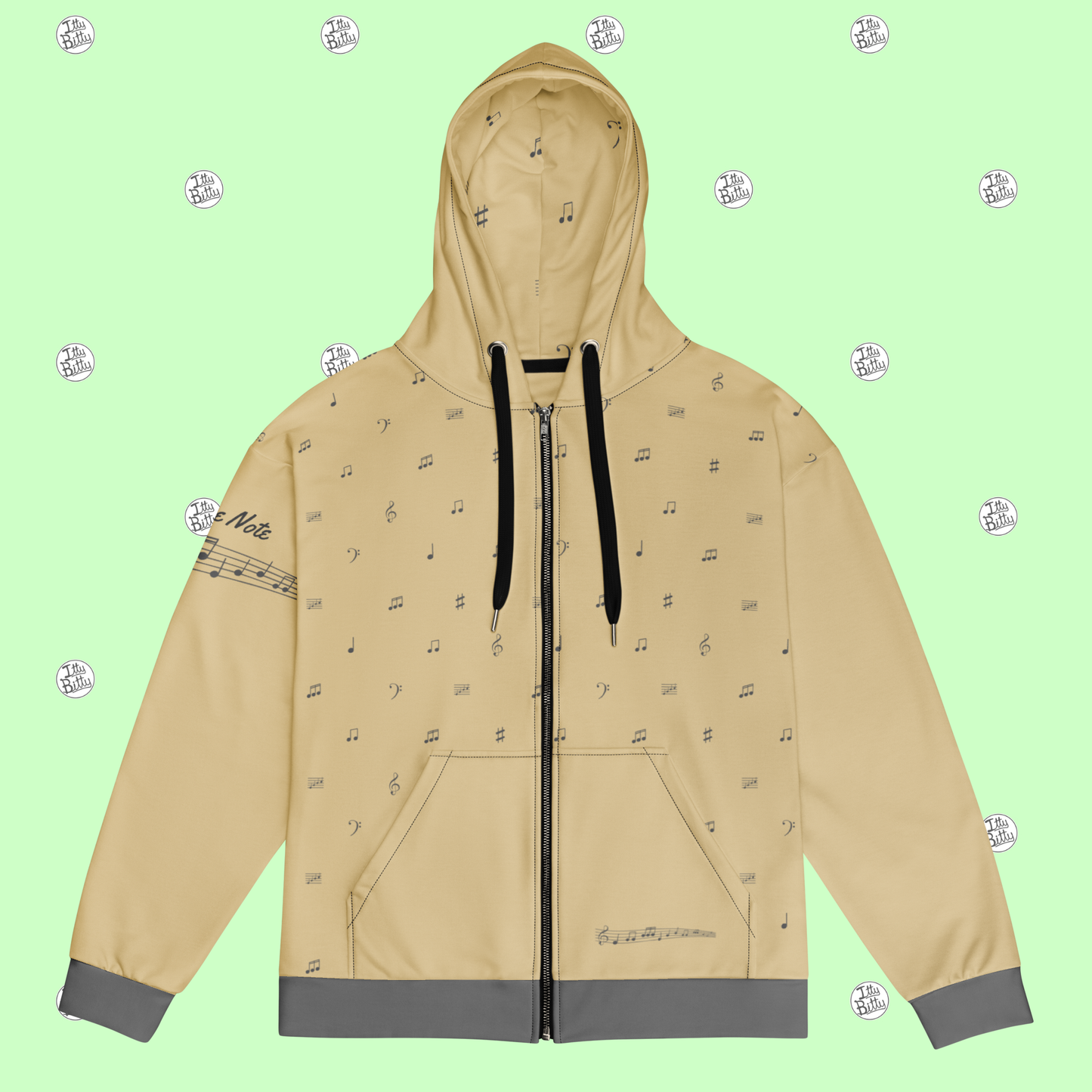 Take Note - Zipper Hoodie - Unisex