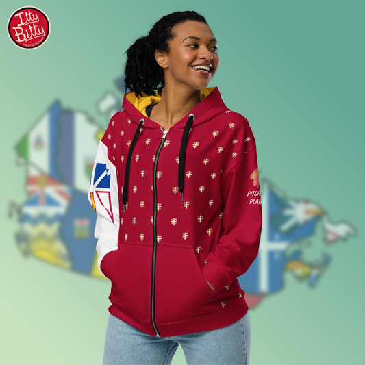 Newfoundland and Labrador - Zipper Hoodie - Unisex