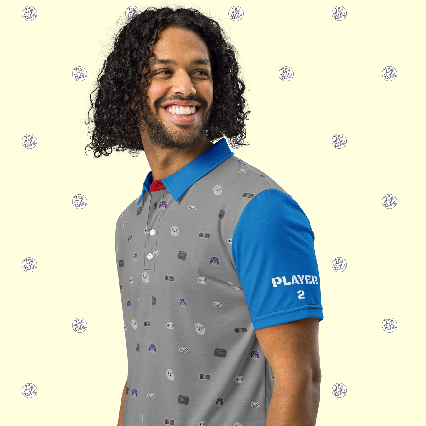 Player 1 & 2 - Slim Polo - Mens