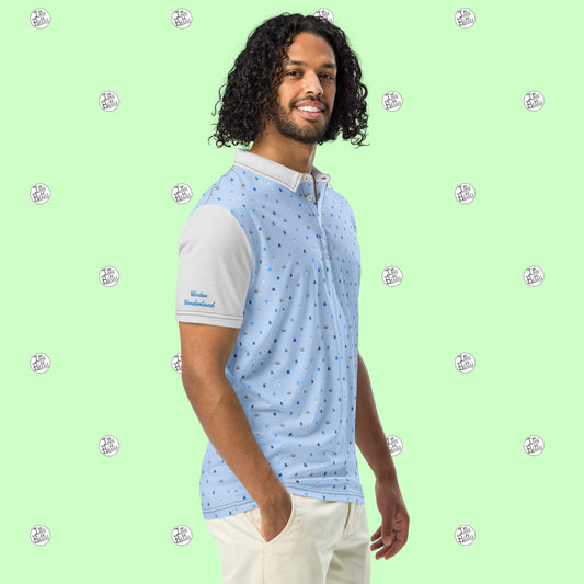 Winter Wonderland - Slim Polo - Mens