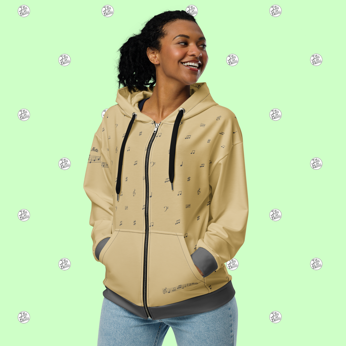 Take Note - Zipper Hoodie - Unisex