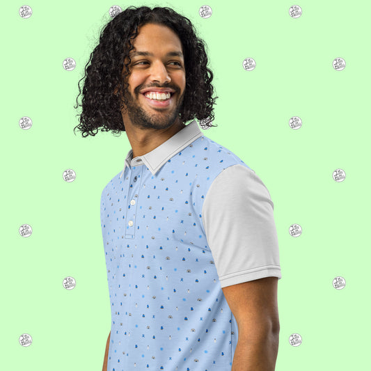 Winter Wonderland - Slim Polo - Mens