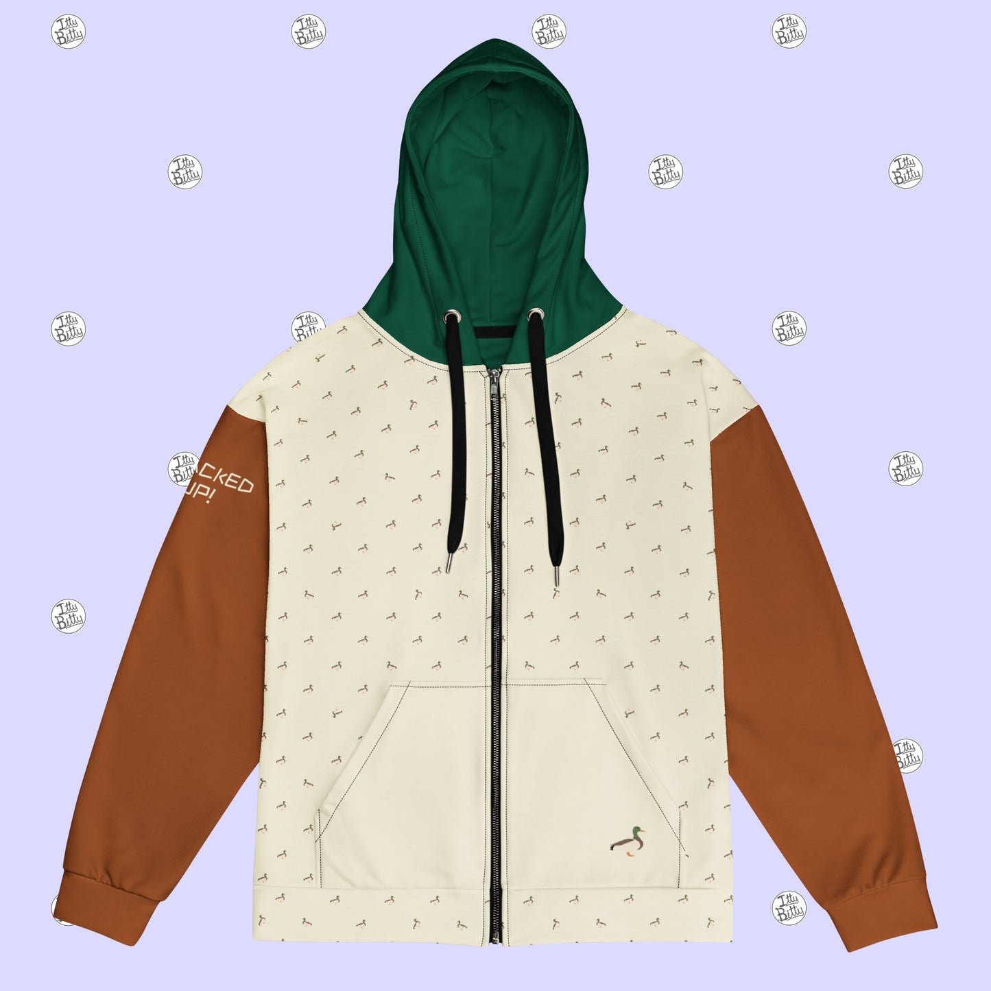 Quacked UP! - Zipper Hoodie - Unisex