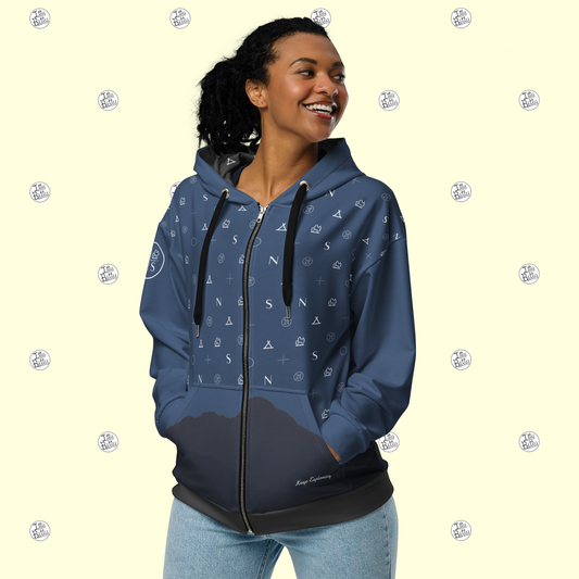 Explorers Beacon - Zipper Hoodie - Unisex