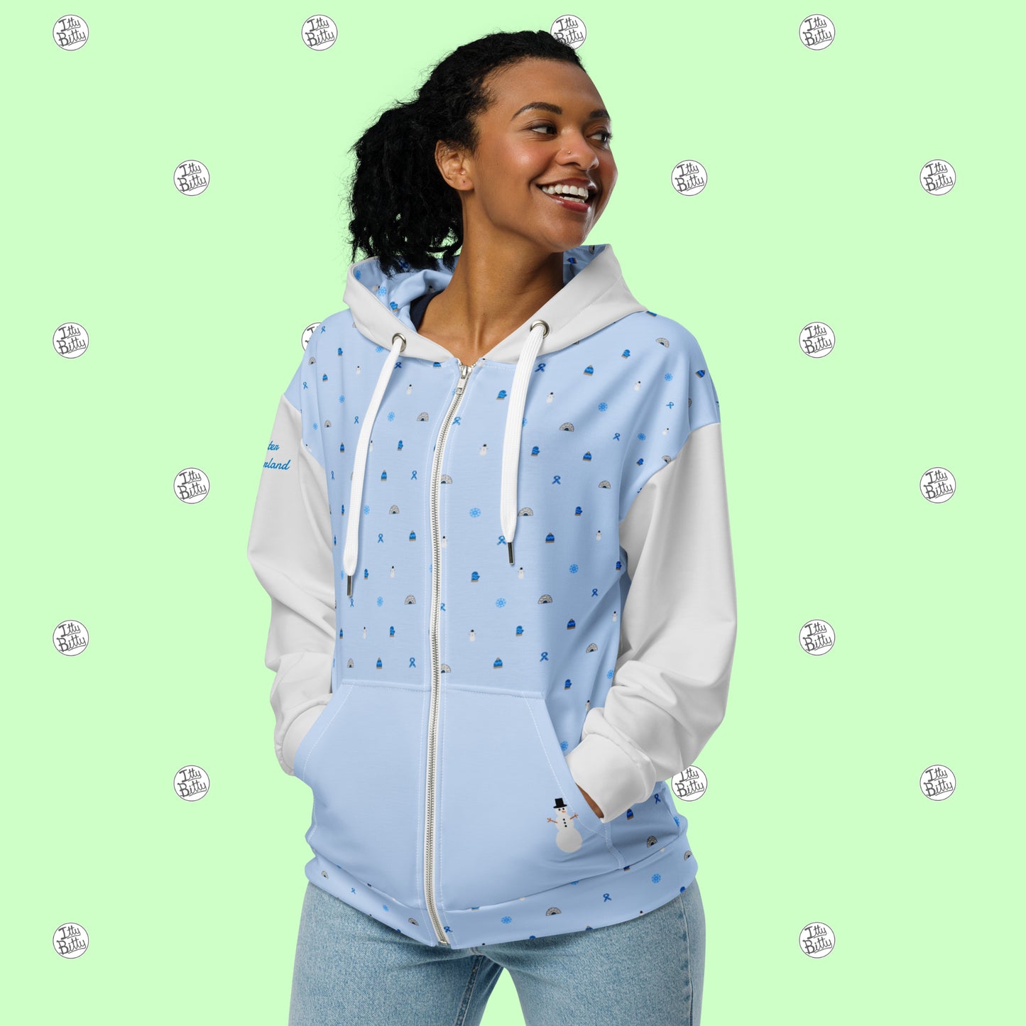 Winter Wonderland - Zipper Hoodie - Unisex