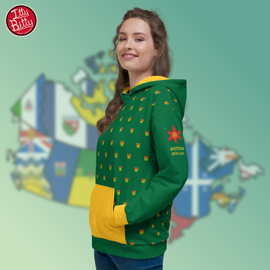 Saskatchewan Red Lily - Hoodie - Unisex