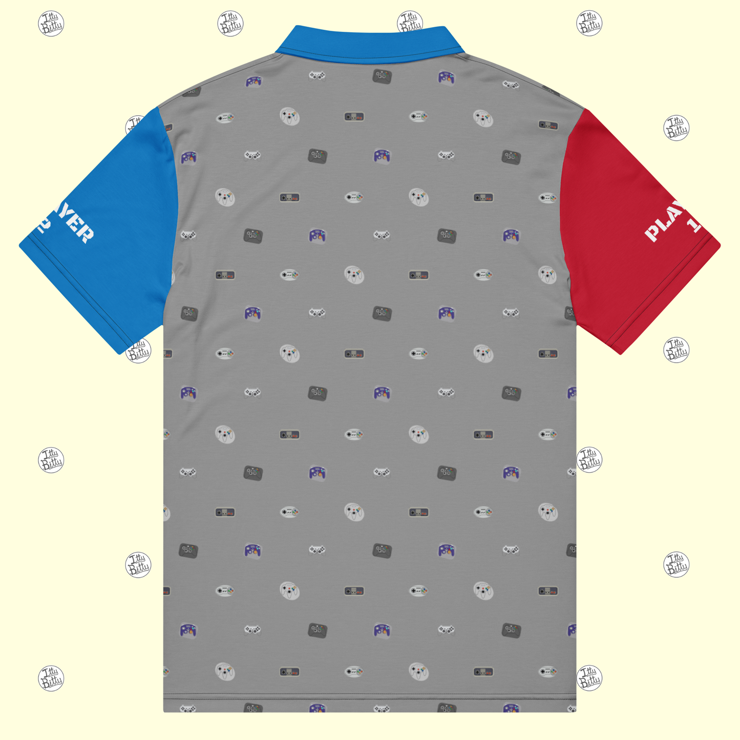 Player 1 & 2 - Slim Polo - Mens