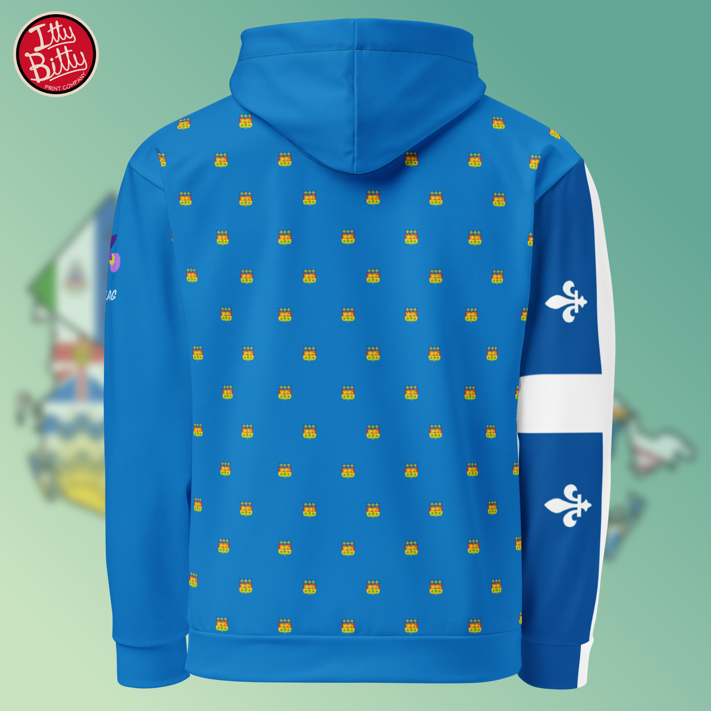 Quebec Blue Flag Iris - Hoodie
