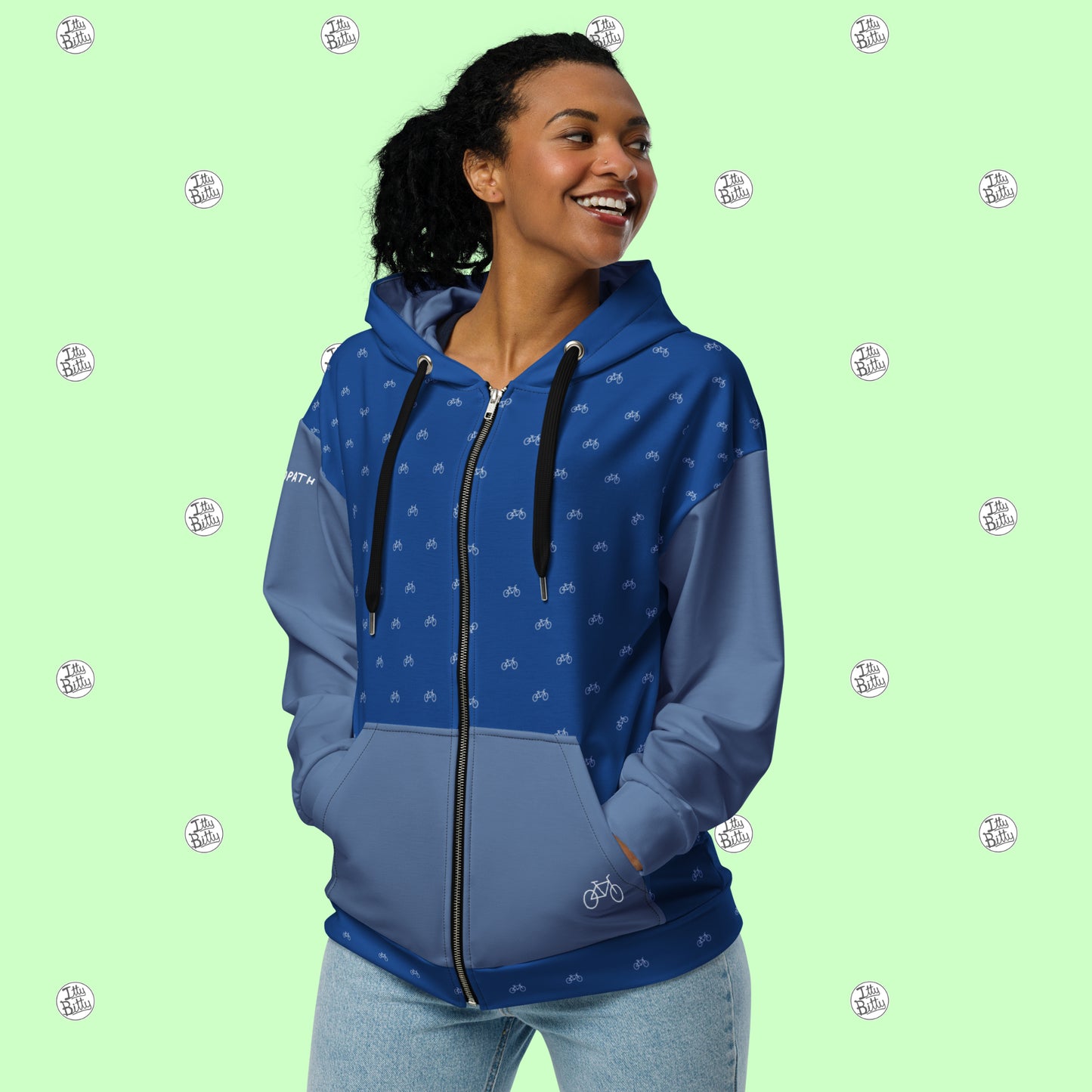 Cyclopath - Zipper Hoodie - Unisex