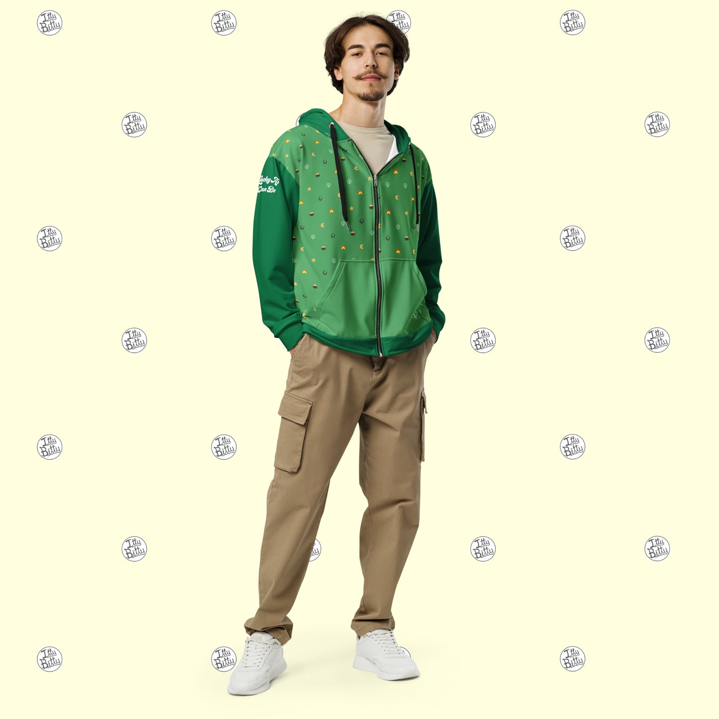 Lucky As Can Be - Zipper Hoodie - Unisex