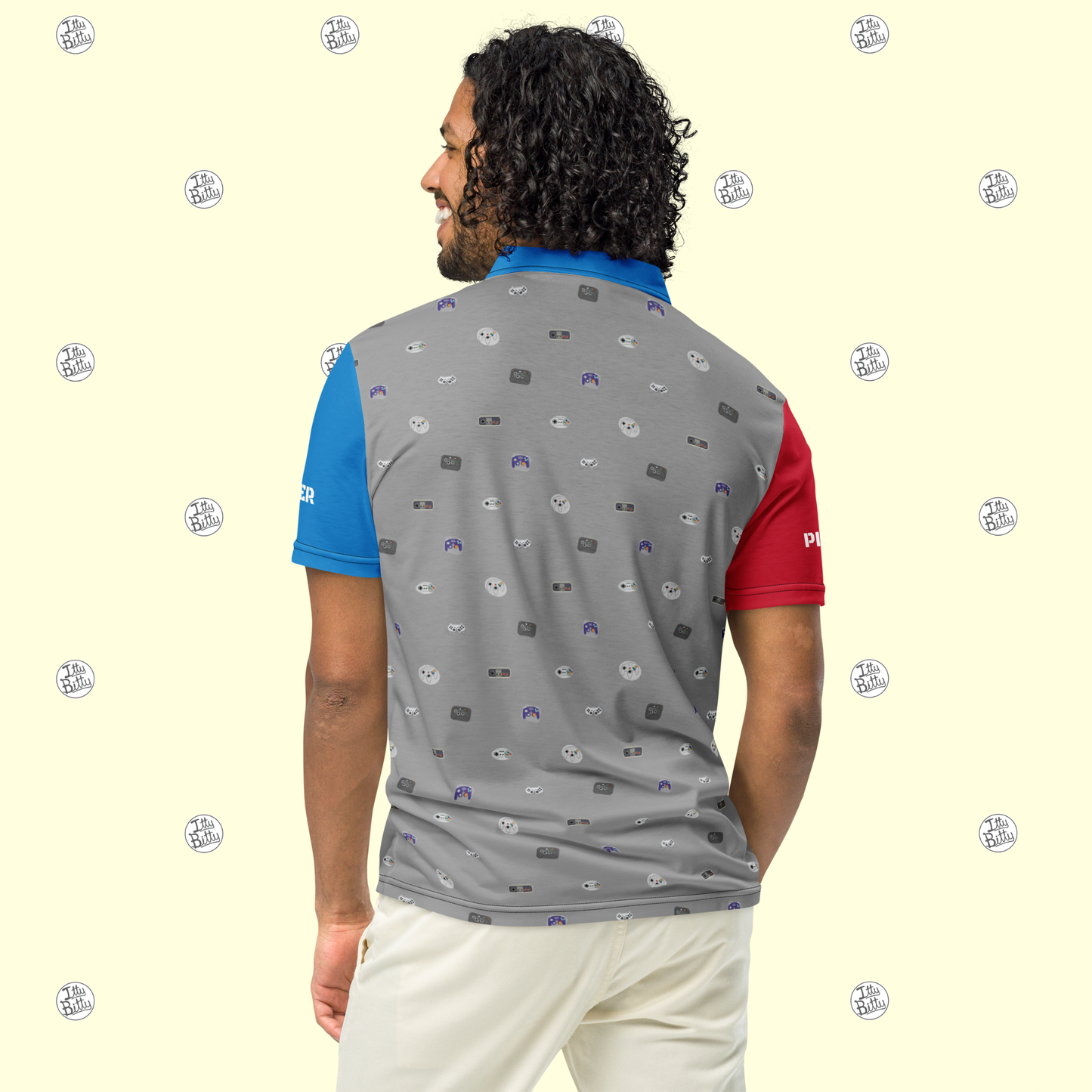 Player 1 & 2 - Slim Polo - Mens