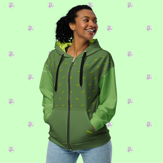 Dill With It - Zipper Hoodie - Unisex