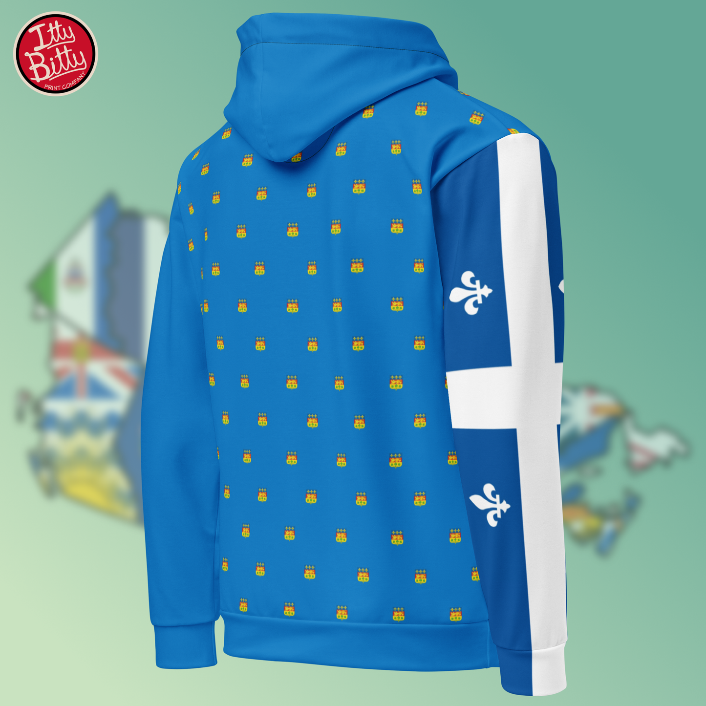 Quebec Blue Flag Iris - Hoodie