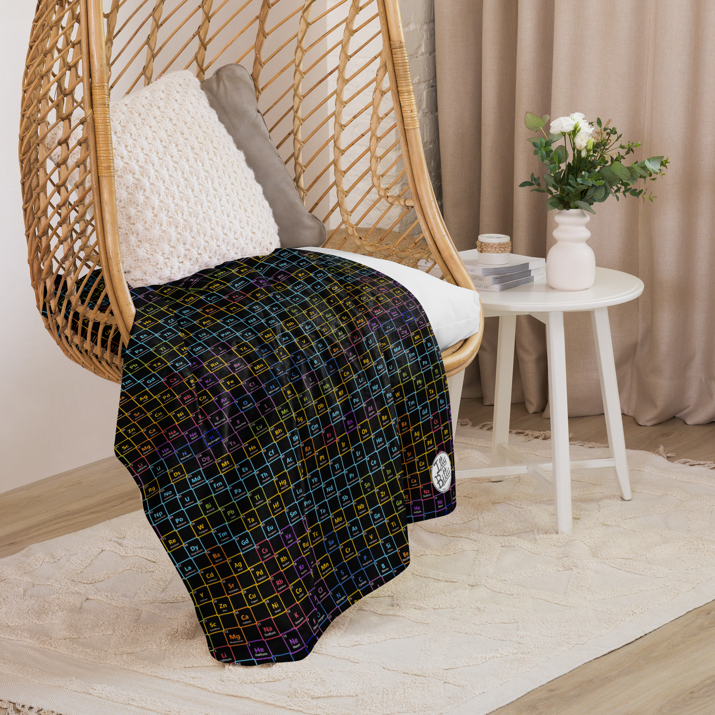 Elemental My Dear Mendeleev - Sherpa Blanket